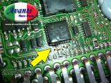 Damaged Marelli 1.6M ECU Circuit Board