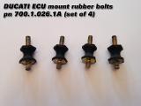 Ducati ECU anti-vibration rubber mount bolts 70010261A (set of 4)